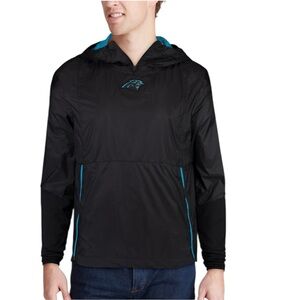 Nike NFL Carolina Panthers Sideline Alpha Fly Rush Pullover Jacket Windbreaker